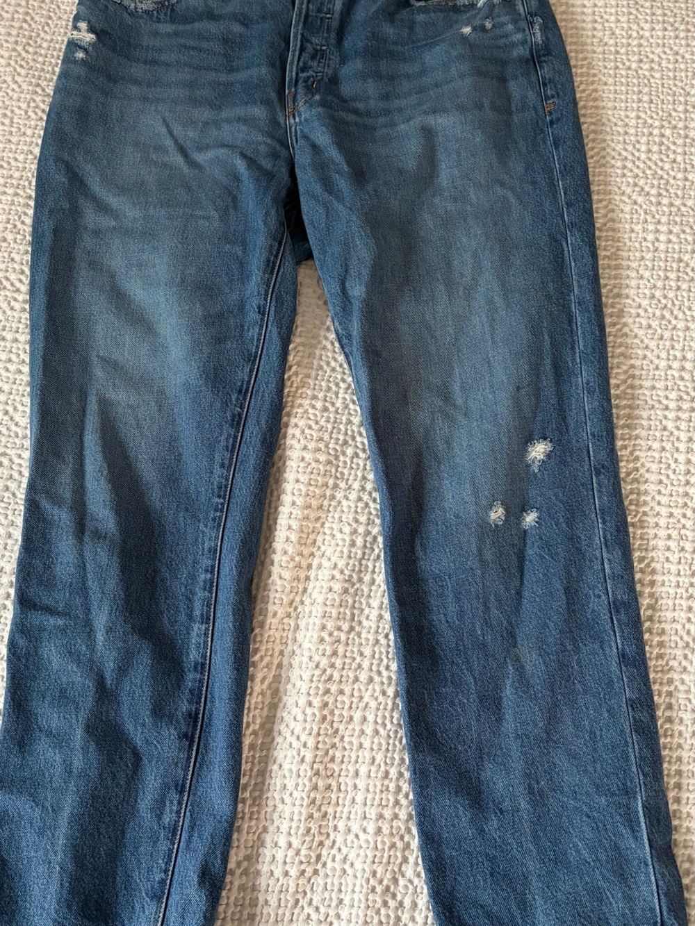 Frame Denim Le Mec Boyfriend Women's Dark Blue Jeans